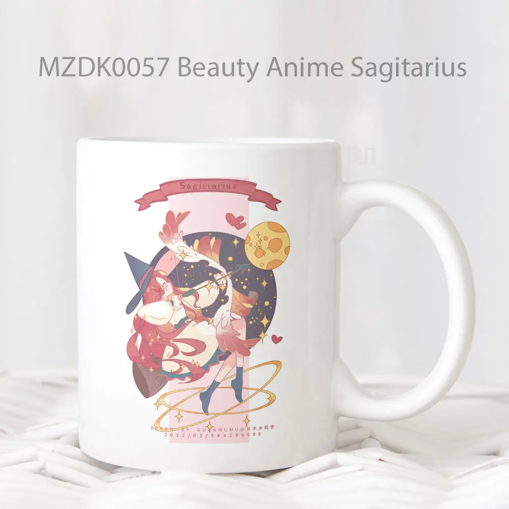 Beauty Anime Sagitarius Zodiak Mug