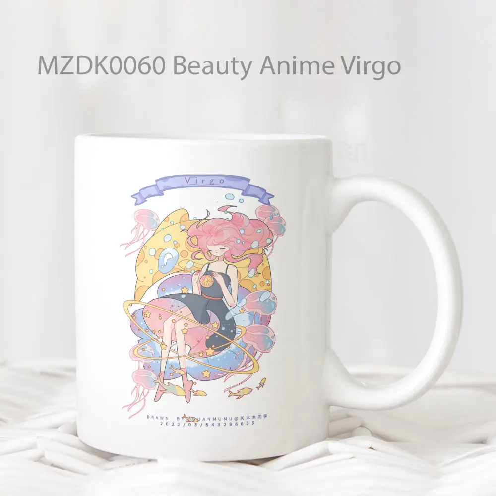 Beauty Anime Virgo Zodiak Mug