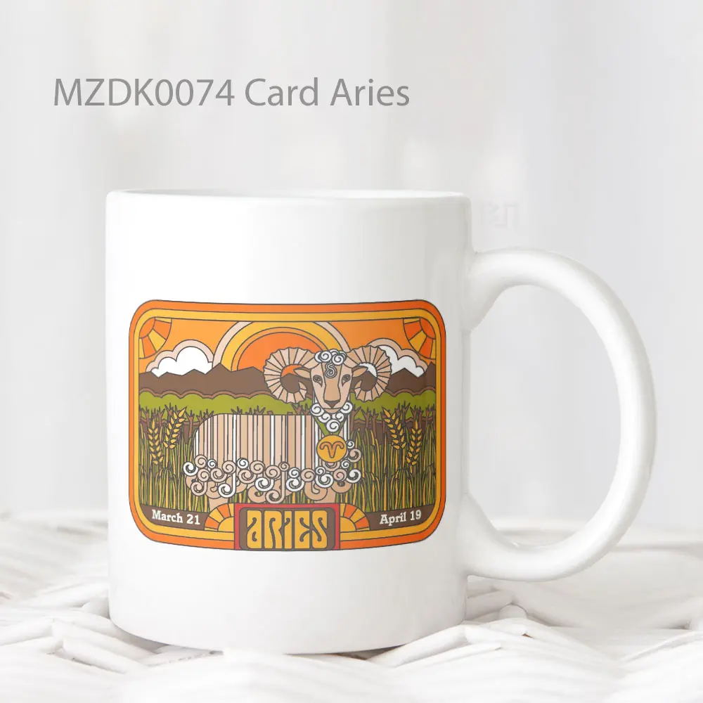 Card Aries Zodiak Mug