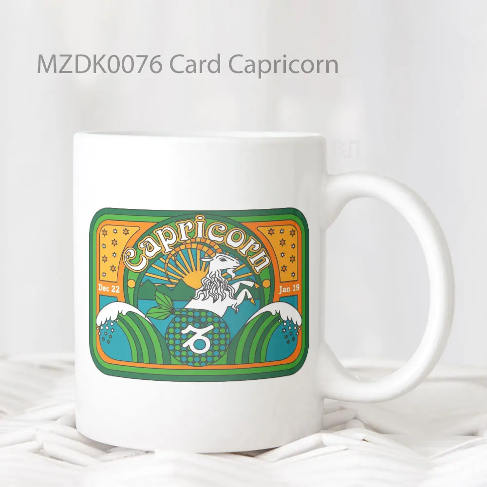 Mug Keramik Premium SNI - Card Capricorn Zodiak Mug
