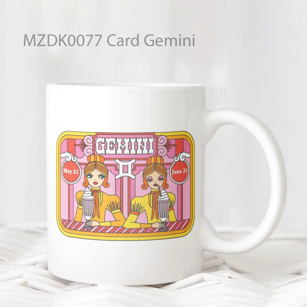 Card Gemini Zodiak Mug