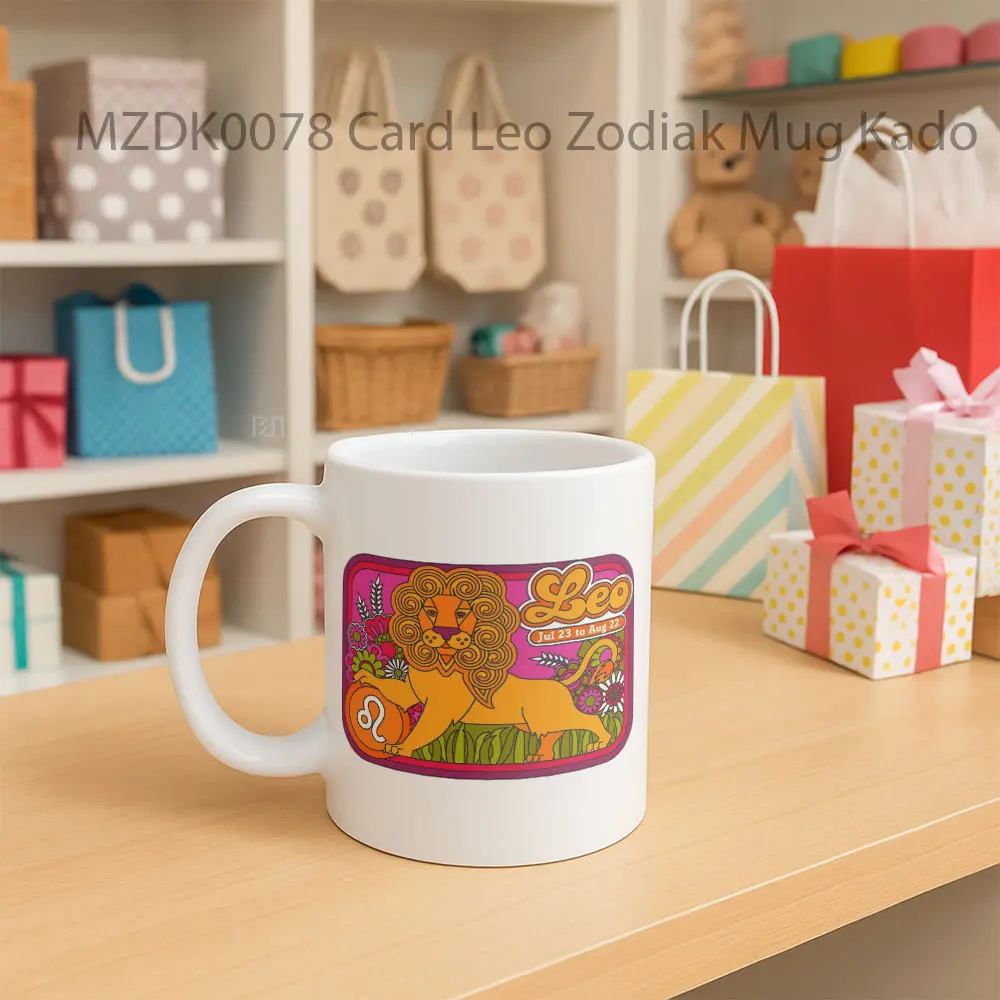 Card Leo Zodiak Mug - Sudut 2