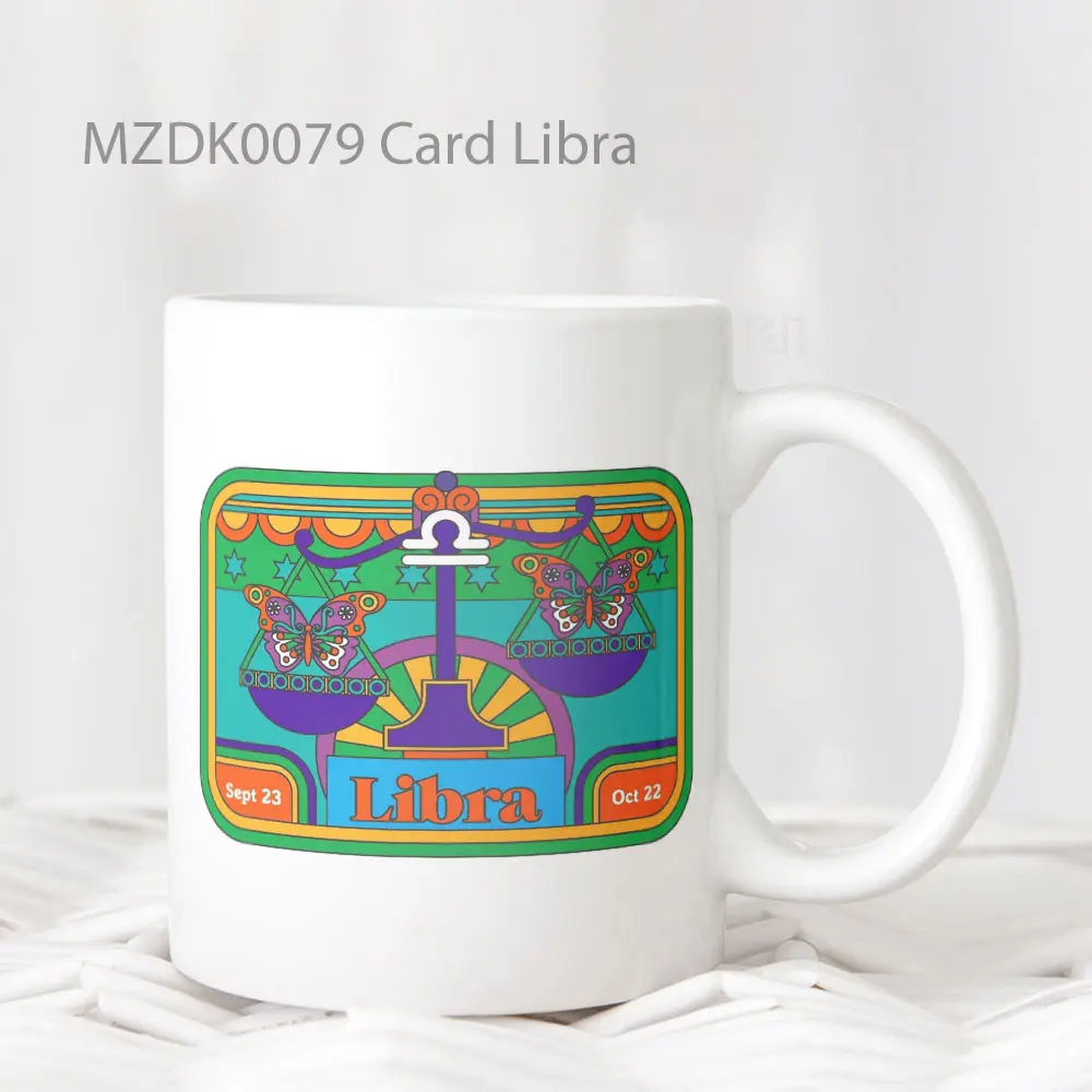 Card Libra Zodiak Mug
