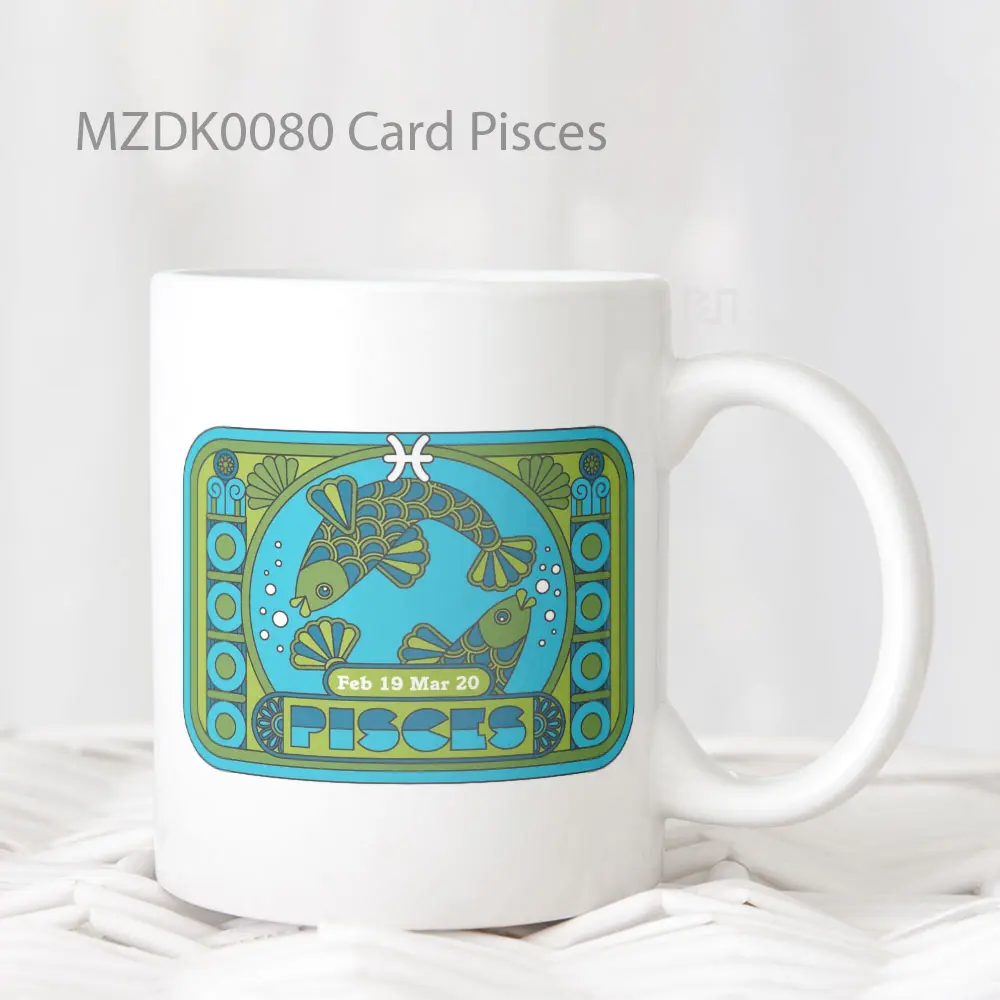 Card Pisces Zodiak Mug