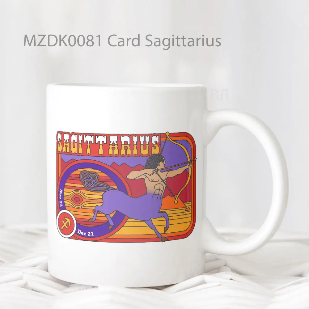 Card Sagittarius Zodiak Mug