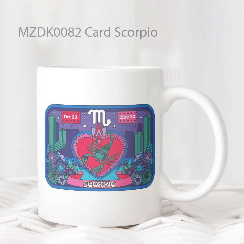 Card Scorpio Zodiak Mug