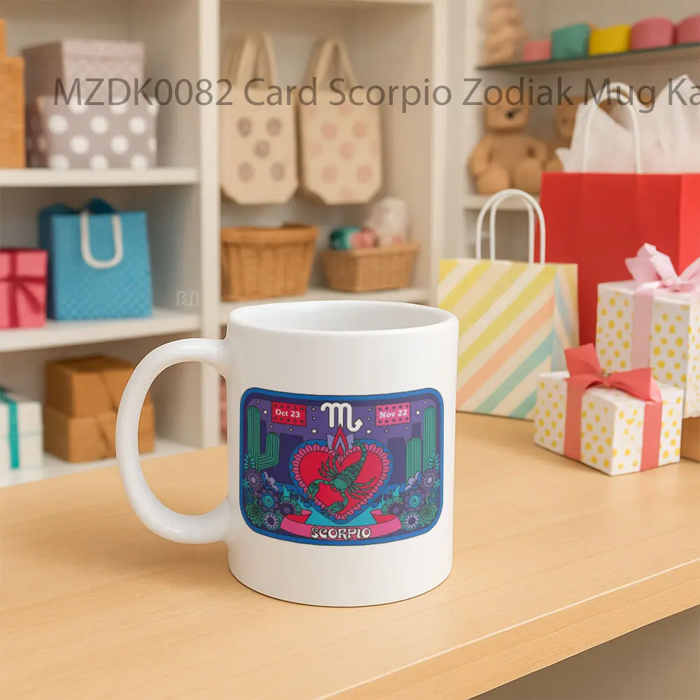 Card Scorpio Zodiak Mug - Sudut 2