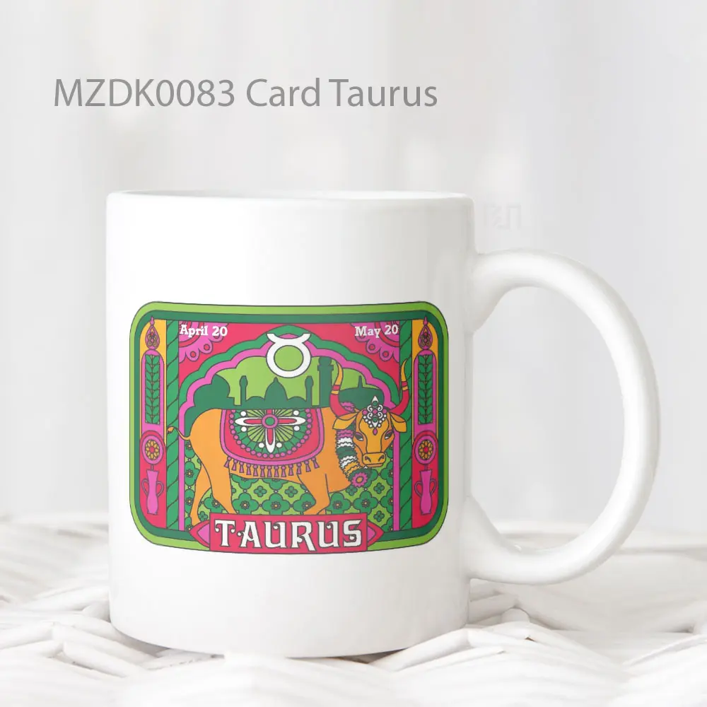 Card Taurus Zodiak Mug