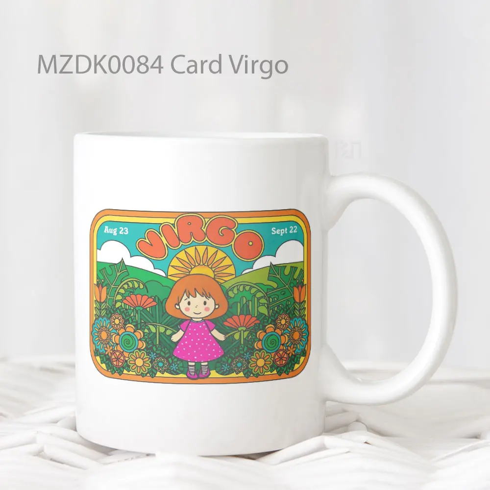 Card Virgo Zodiak Mug