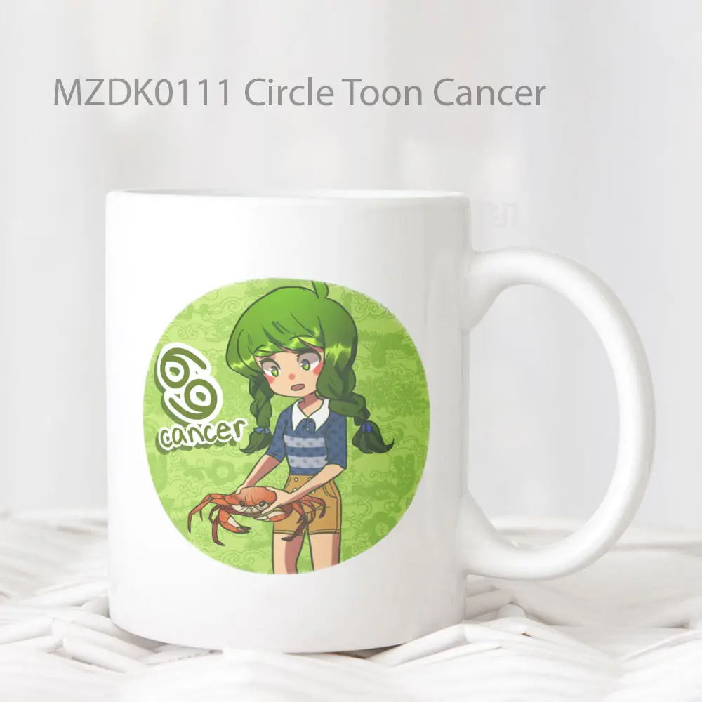 Circle Toon Cancer Zodiak Mug