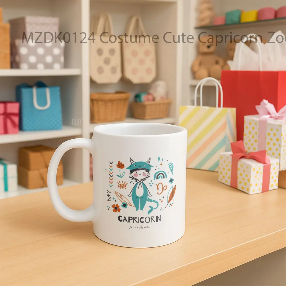 Costume Cute Capricorn Zodiak Mug - Sudut 2