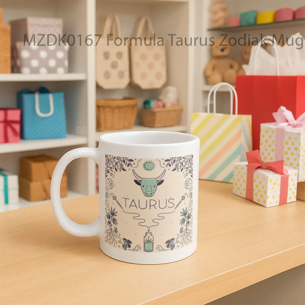 Formula Taurus Zodiak Mug - Sudut 2