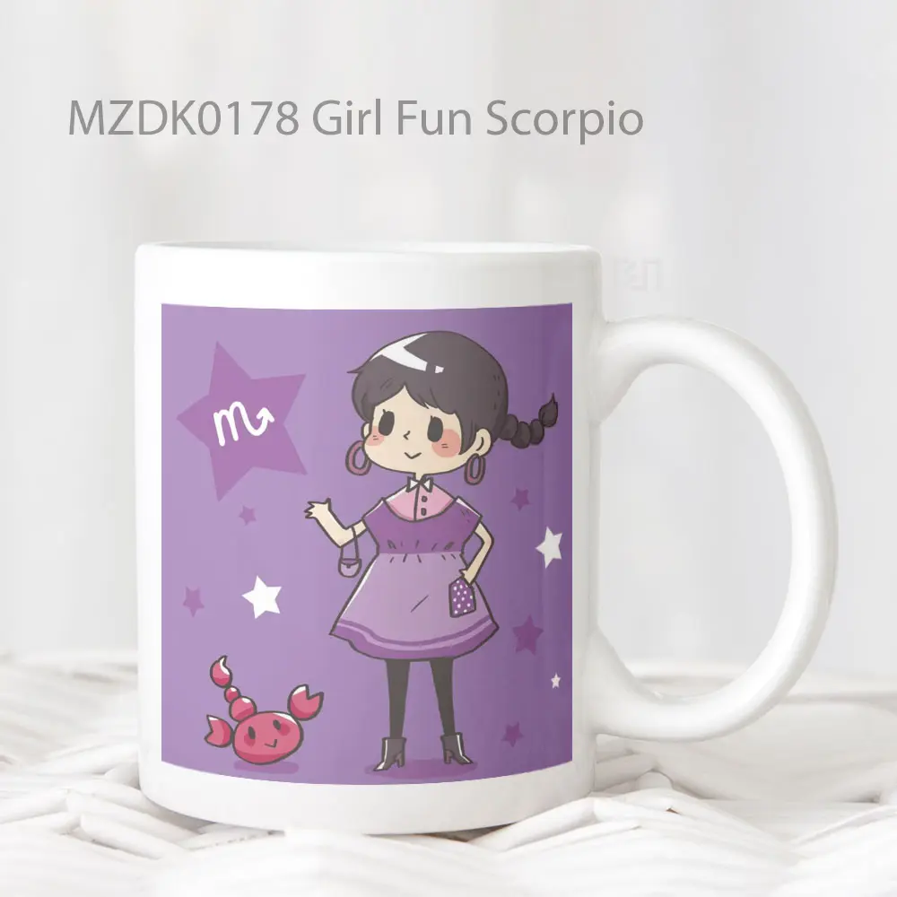 Girl Fun Scorpio Zodiak Mug