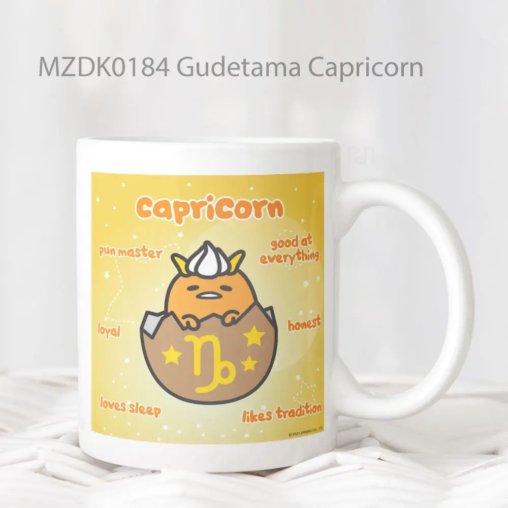 Gudetama Capricorn Zodiak Mug