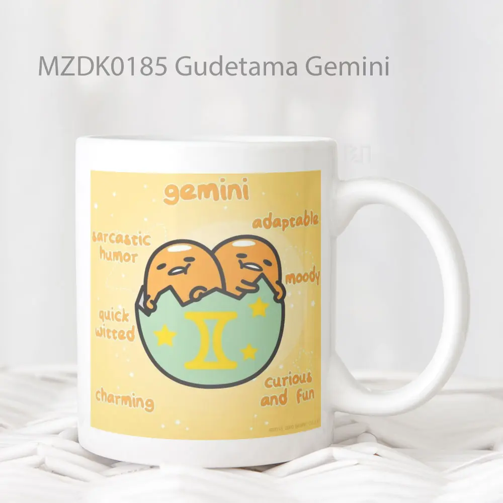 Gudetama Gemini Zodiak Mug