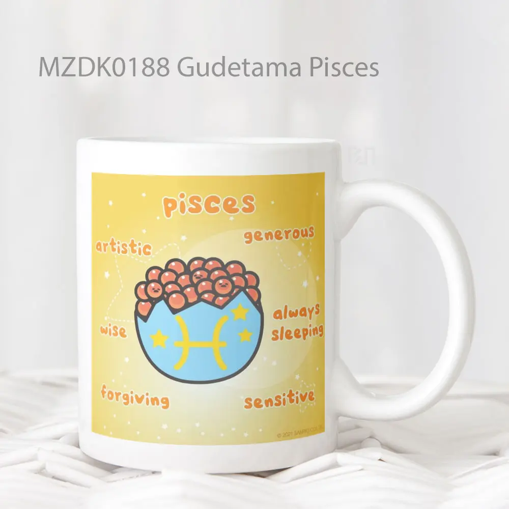 Gudetama Pisces Zodiak Mug