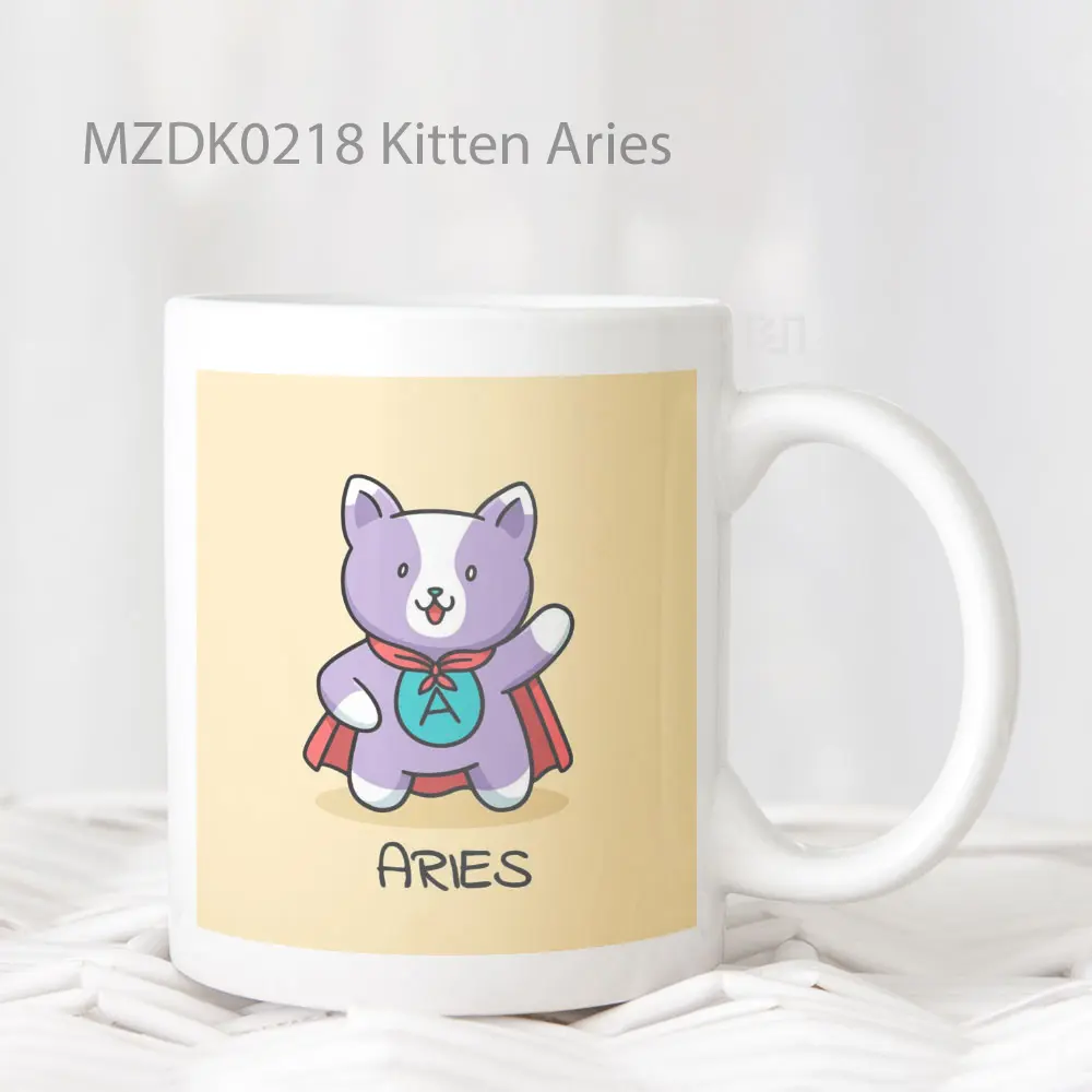 Kitten Aries Zodiak Mug