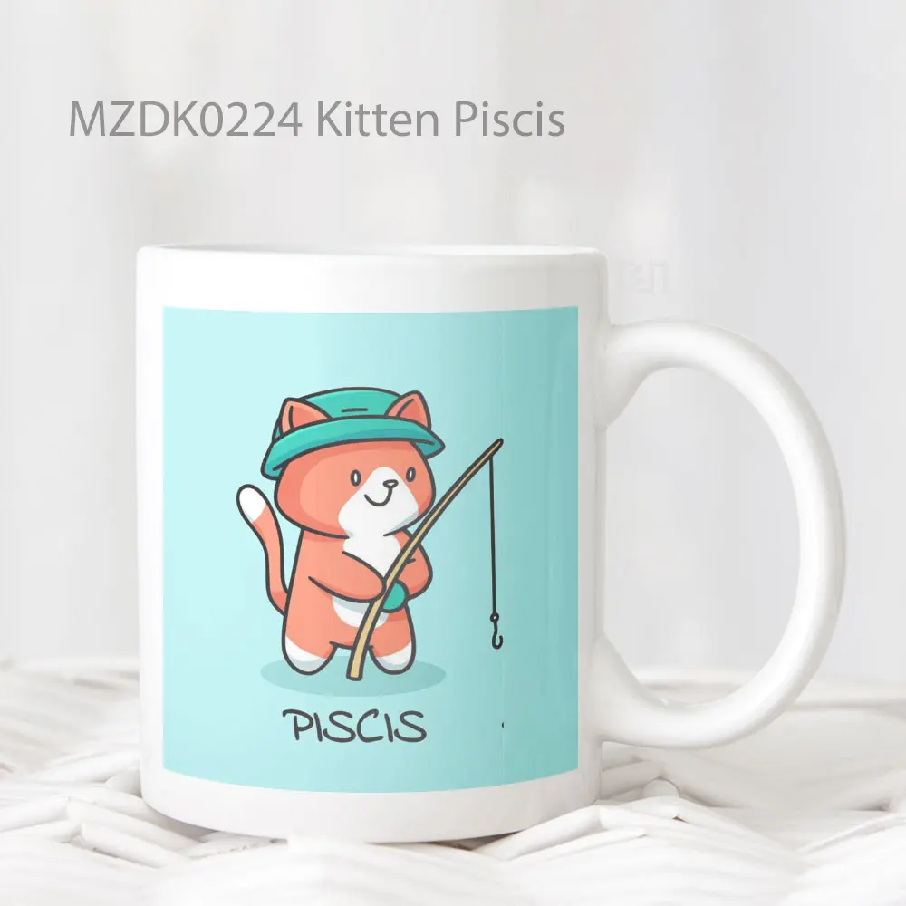 Kitten Piscis Zodiak Mug