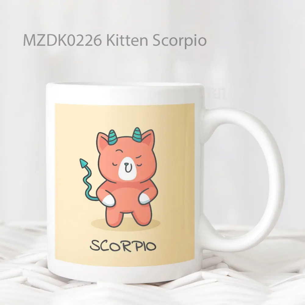 Kitten Scorpio Zodiak Mug