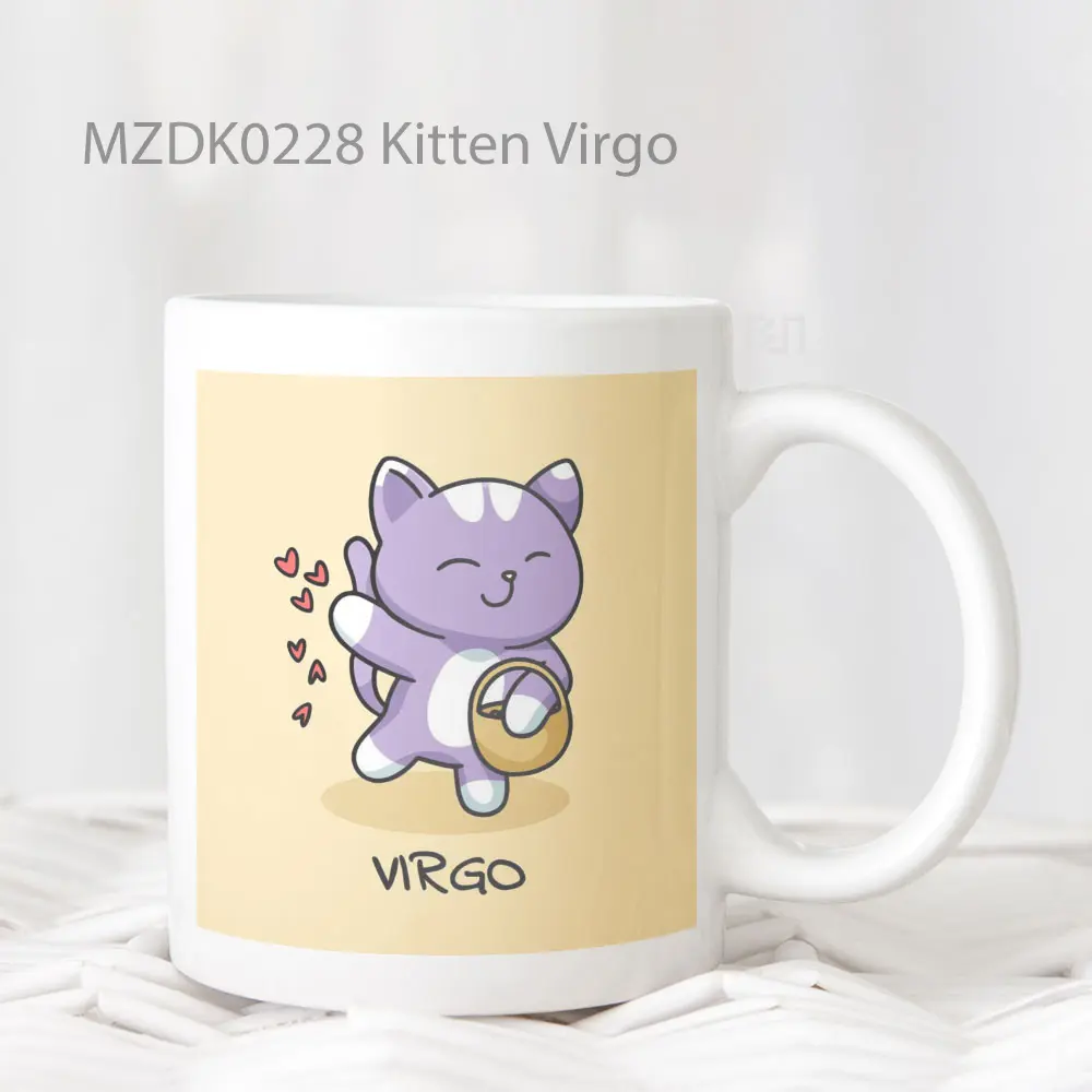 Kitten Virgo Zodiak Mug