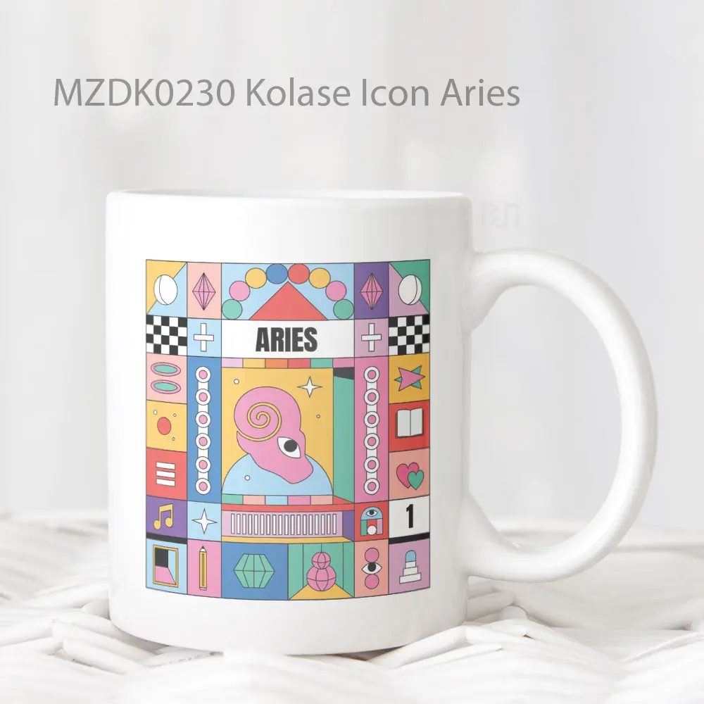 Kolase Icon Aries Zodiak Mug