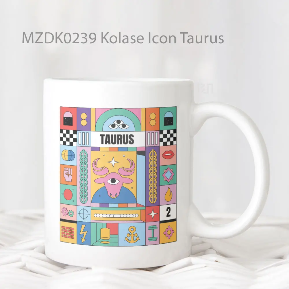 Kolase Icon Taurus Zodiak Mug