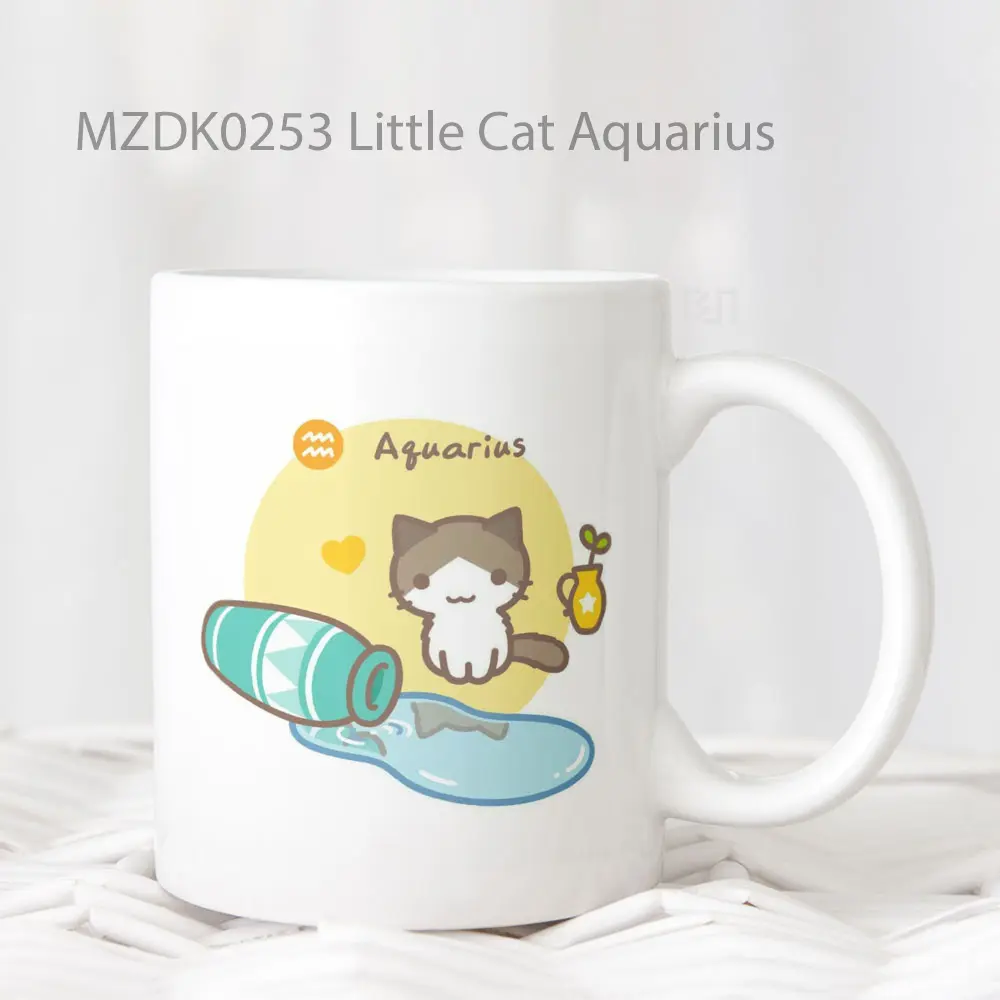 Little Cat Aquarius Zodiak Mug