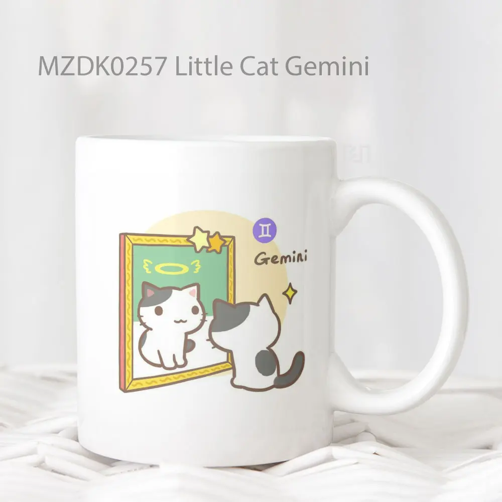 Little Cat Gemini Zodiak Mug