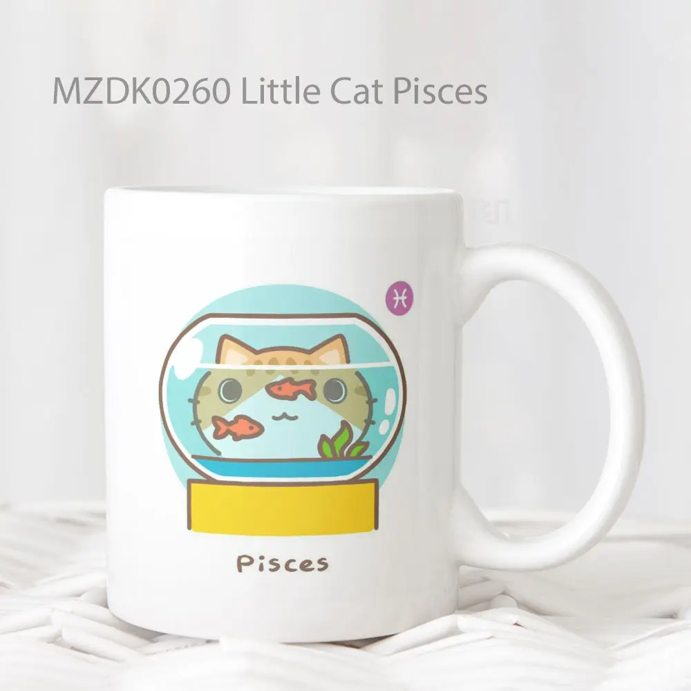 Little Cat Pisces Zodiak Mug
