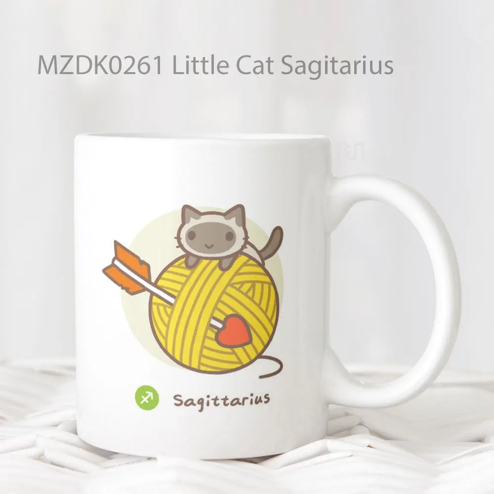 Little Cat Sagitarius Zodiak Mug
