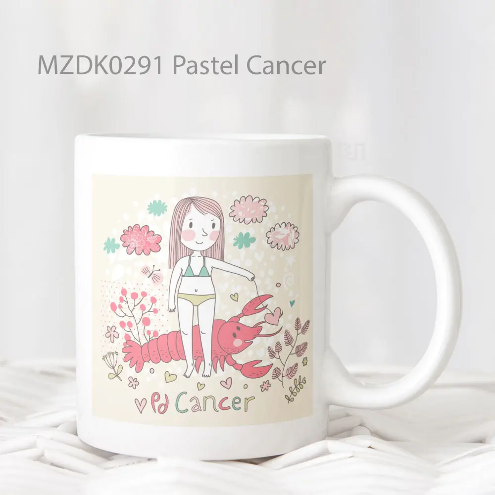 Pastel Cancer Zodiak Mug