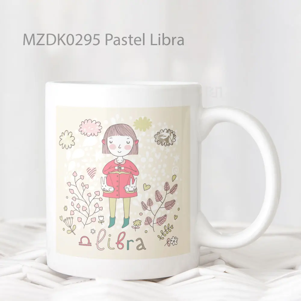 Pastel Libra Zodiak Mug