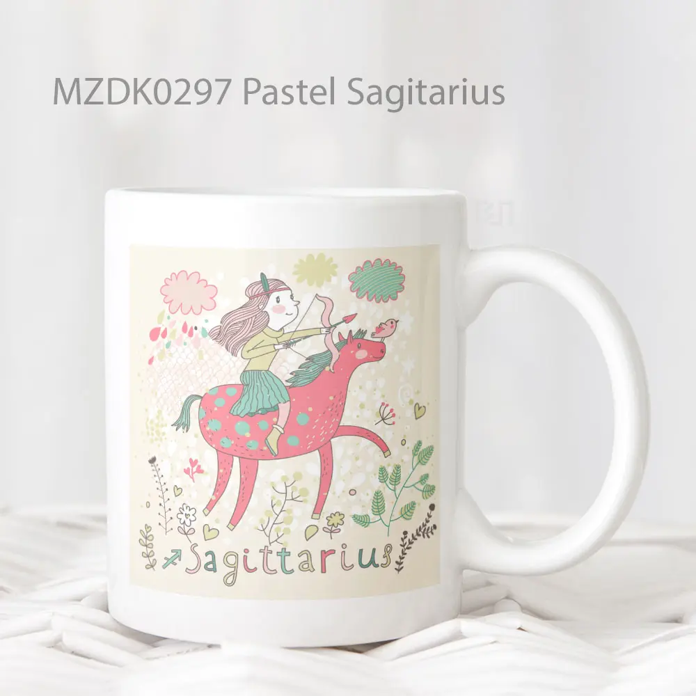 Pastel Sagitarius Zodiak Mug