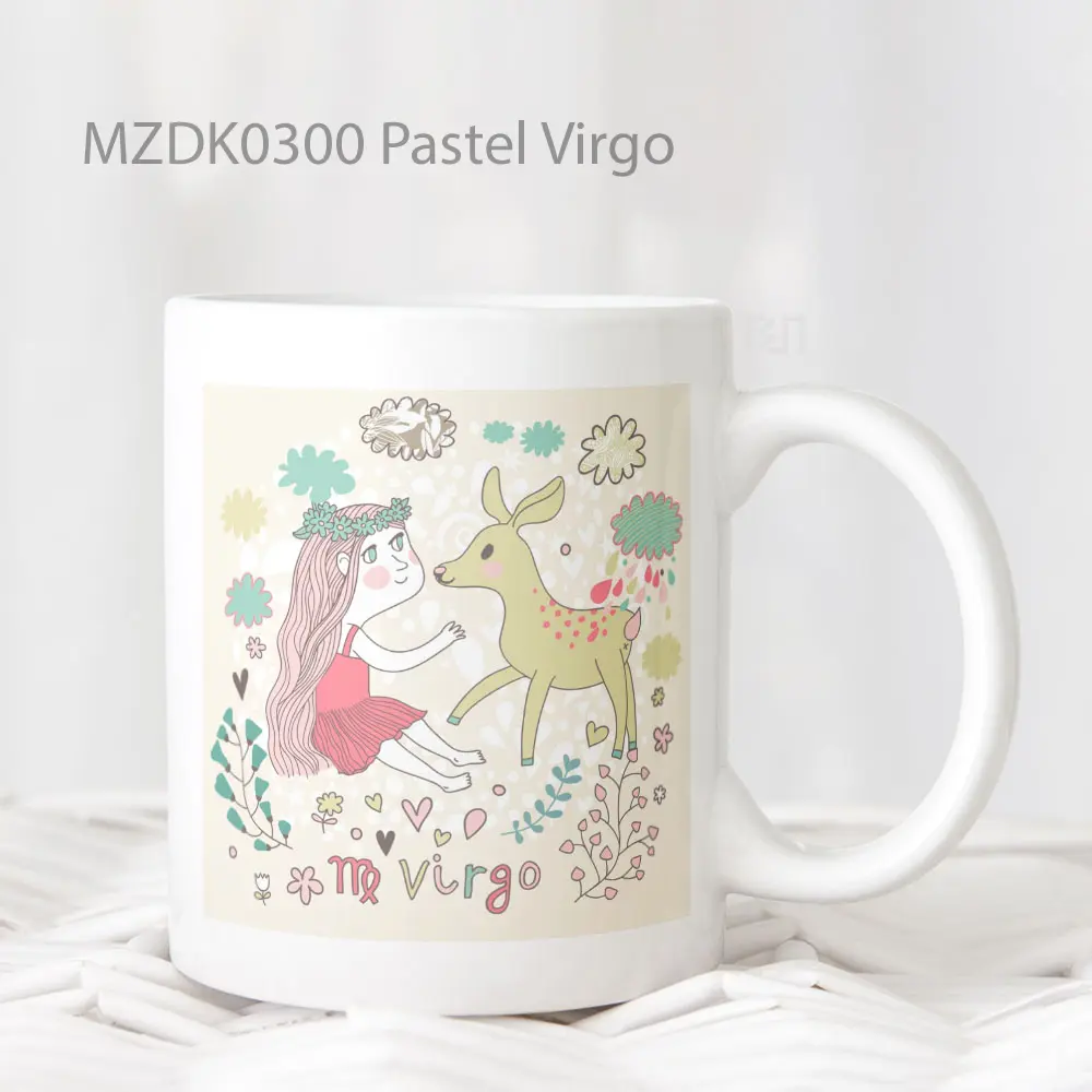 Pastel Virgo Zodiak Mug