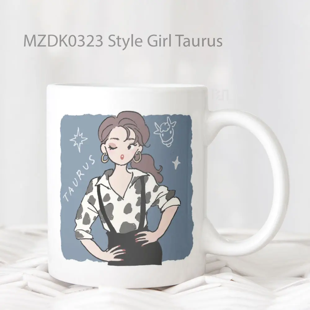Style Girl Taurus Zodiak Mug