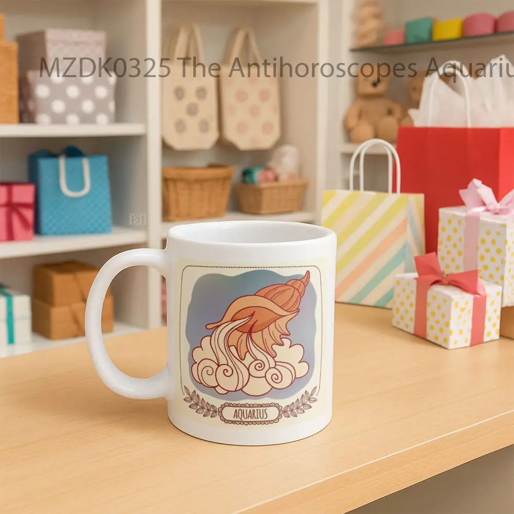 The Antihoroscopes Aquarius Mug - Sudut 2