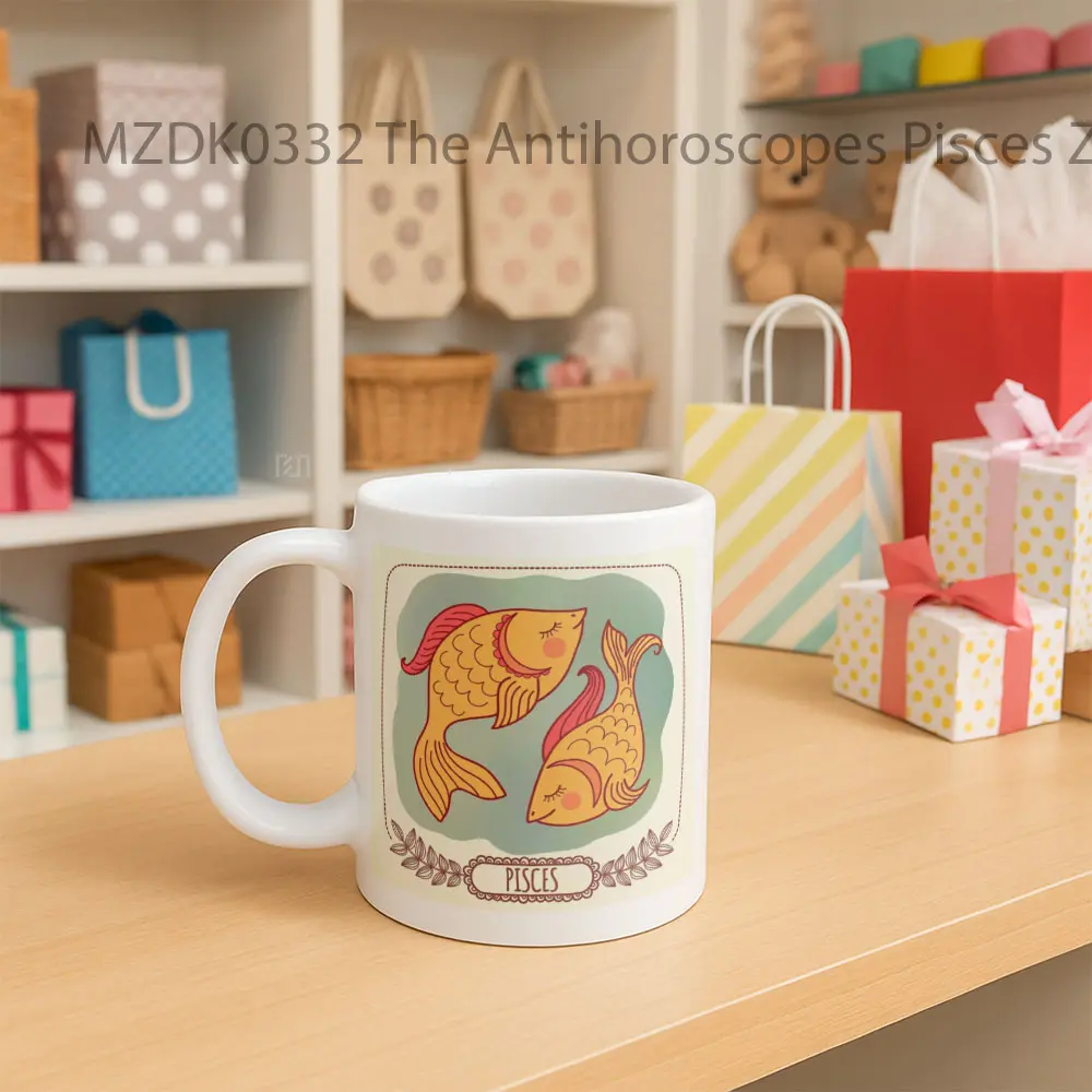 The Antihoroscopes Pisces Mug - Sudut 2