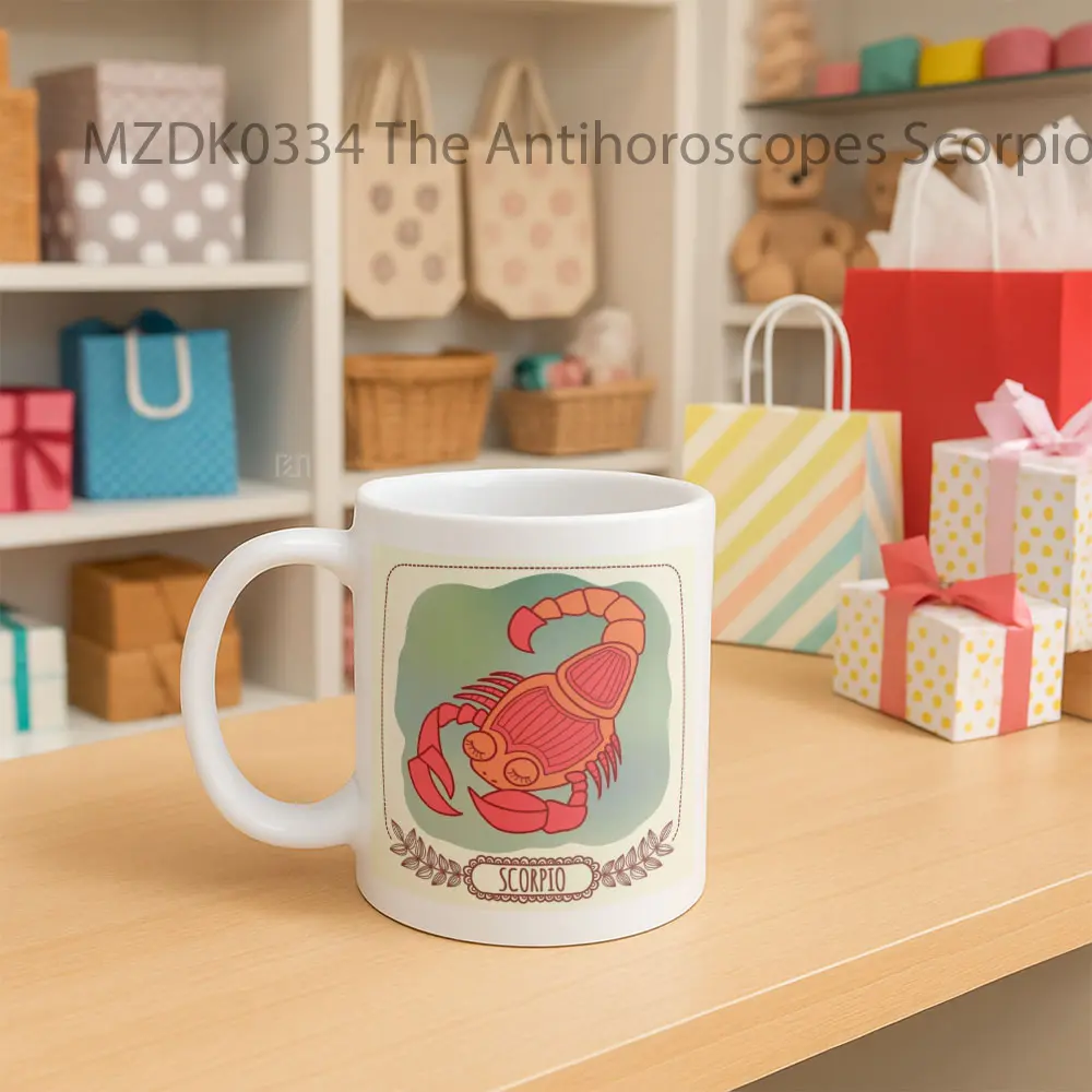 The Antihoroscopes Scorpio Mug - Sudut 2