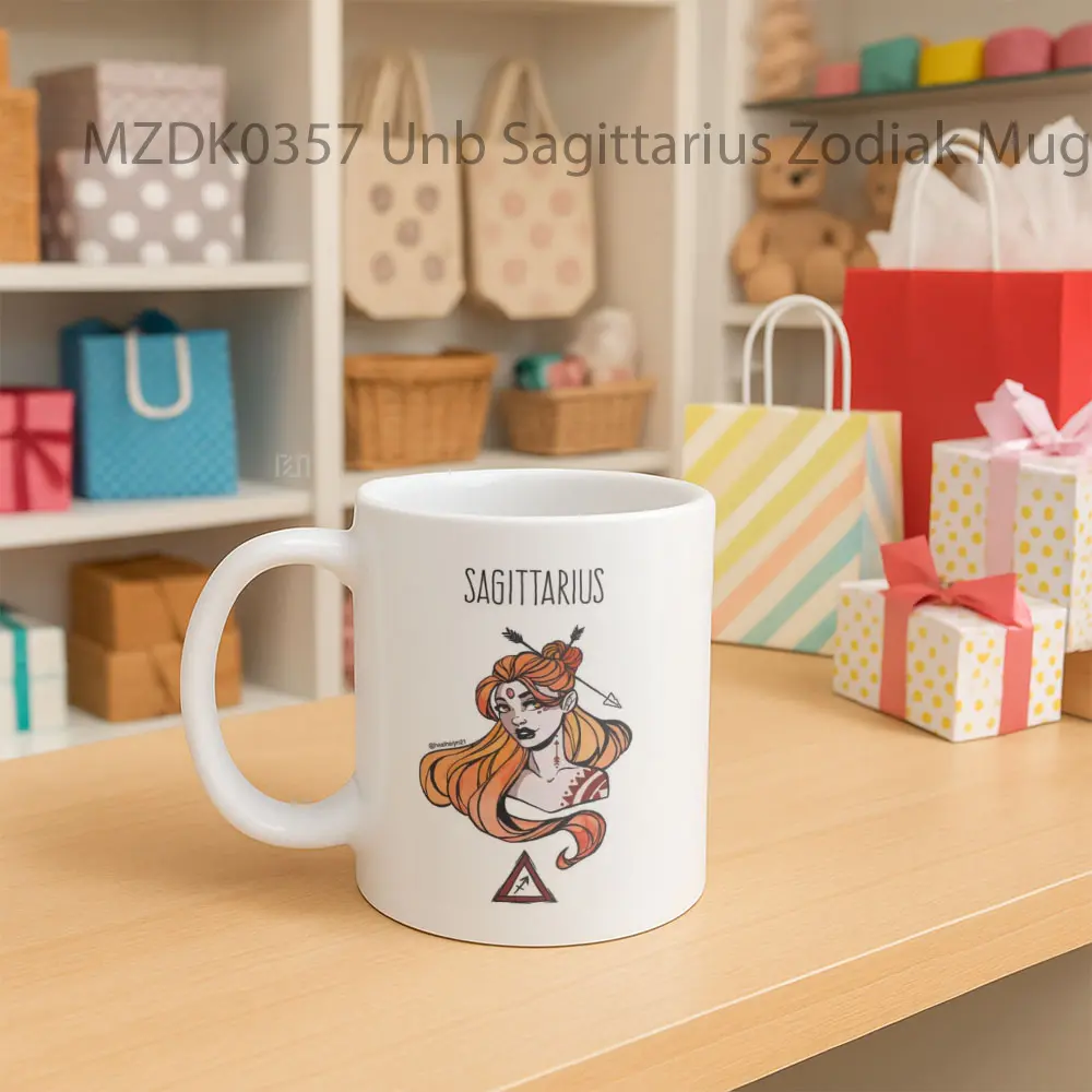 Unb Sagittarius Zodiac Mug - Sudut 2