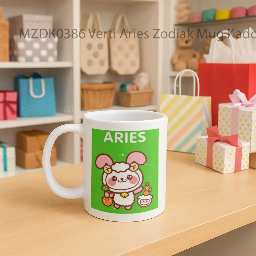 Verti Aries Bintang Zodiak Mug - Sudut 2