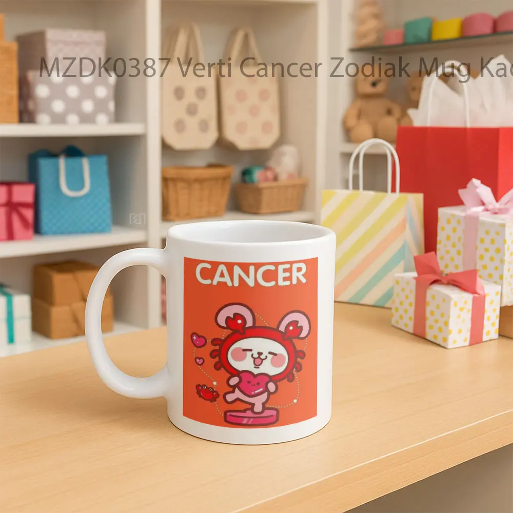 Verti Cancer Bintang Zodiak Mug - Sudut 2