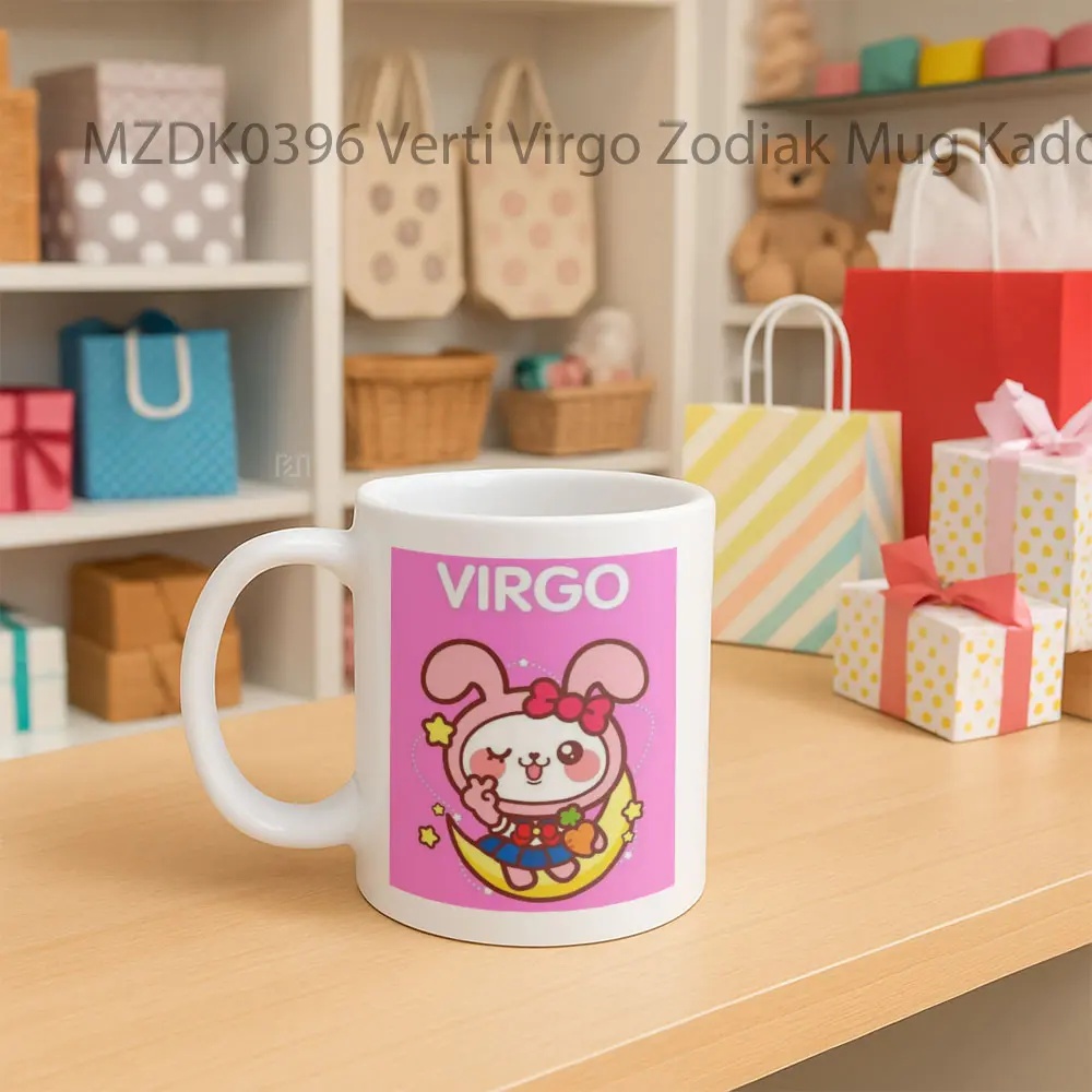 Verti Virgo Bintang Zodiak Mug - Sudut 2