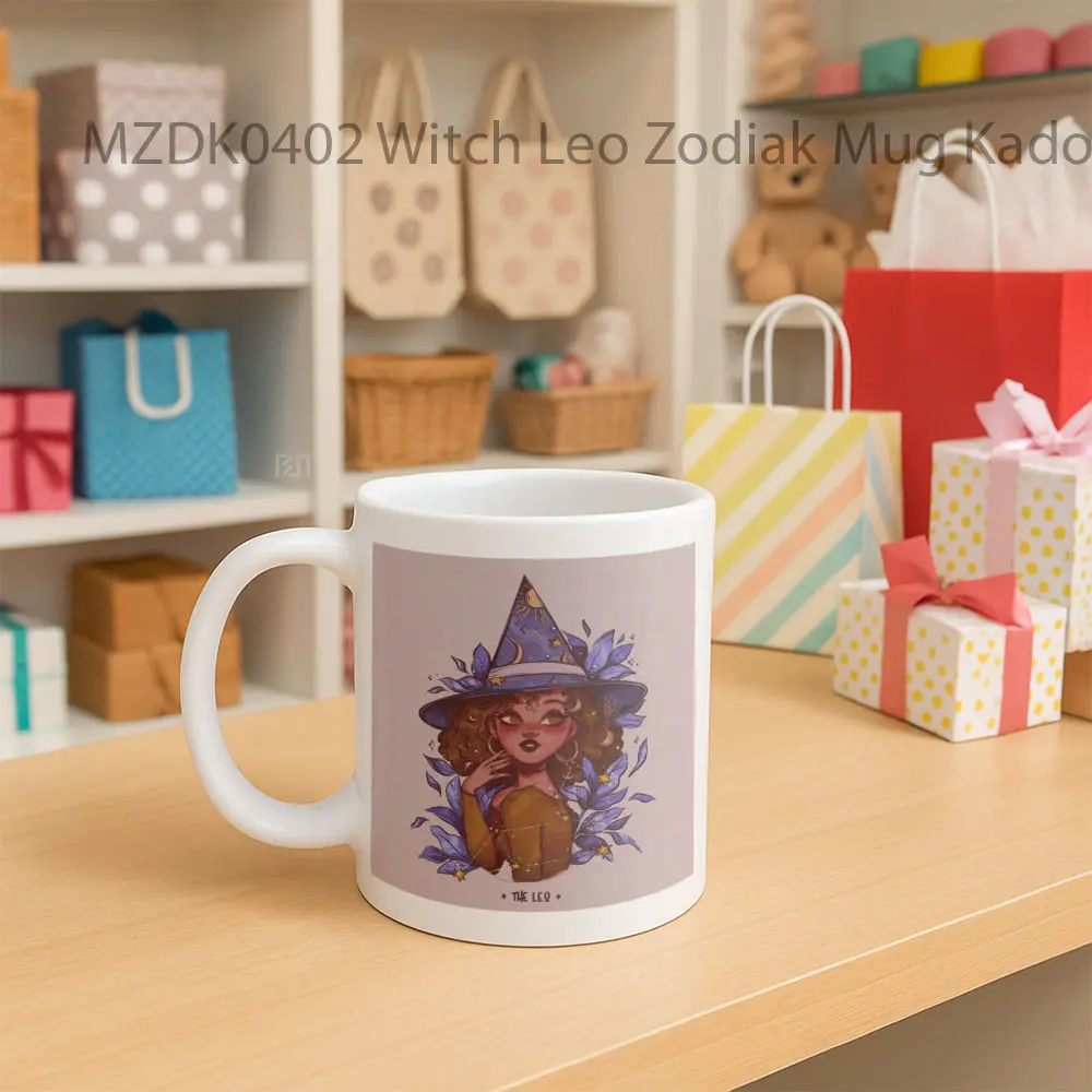 Witch Leo Horoscope Mug - Sudut 2