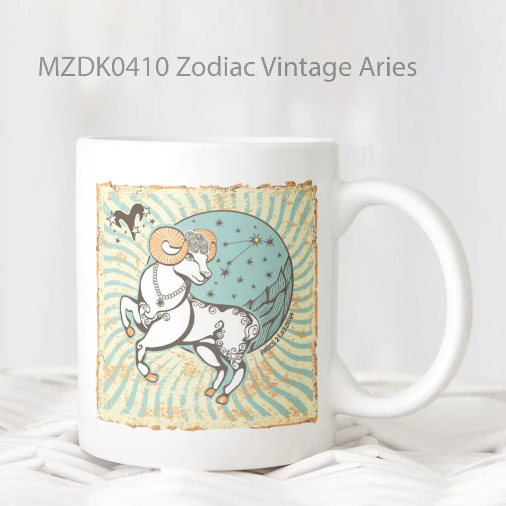 Zodiac Vintage Aries Mug