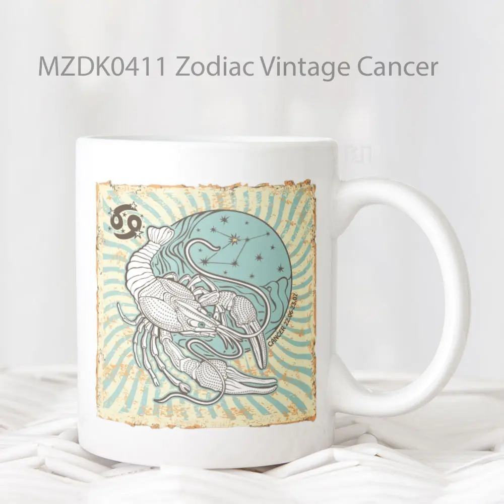 Zodiac Vintage Cancer Mug