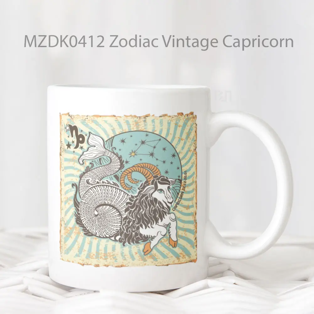 Zodiac Vintage Capricorn Mug