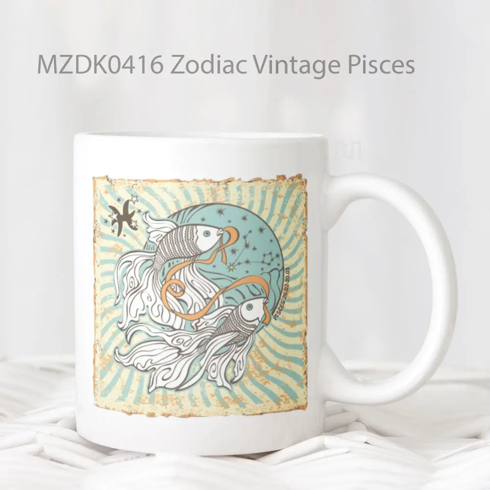 Zodiac Vintage Pisces Mug