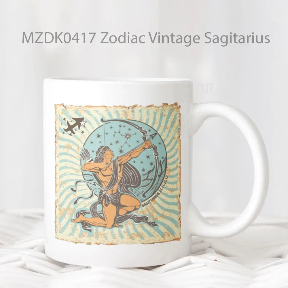 Zodiac Vintage Sagitarius Mug