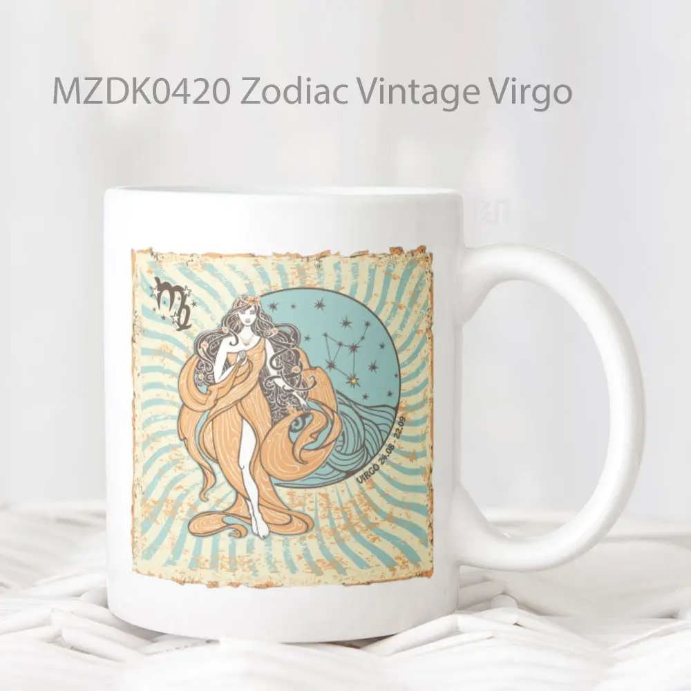 Zodiac Vintage Virgo Mug