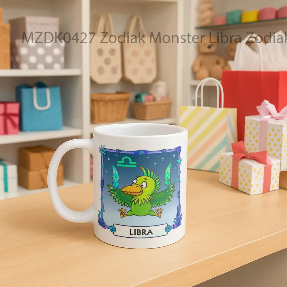 Zodiak Monster Libra Mug - Sudut 2